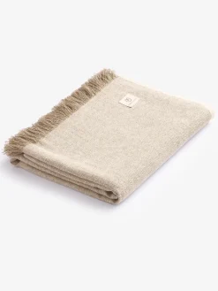 Hemp & Organic Cotton Yoga Blanket - Natural