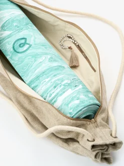 Hemp & Organic Cotton Yoga Mat Bag - Natural