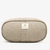 Hemp Rectangular Buckwheat Bolster - Natural