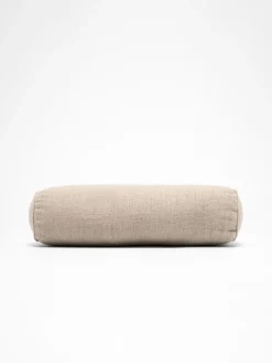 Hemp Small Rectangular Buckwheat Bolster - Natural