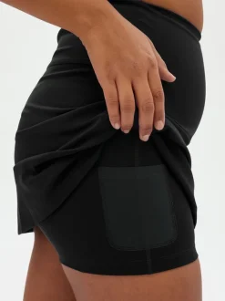 High-Rise Skort - Black