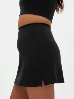 High-Rise Skort - Black
