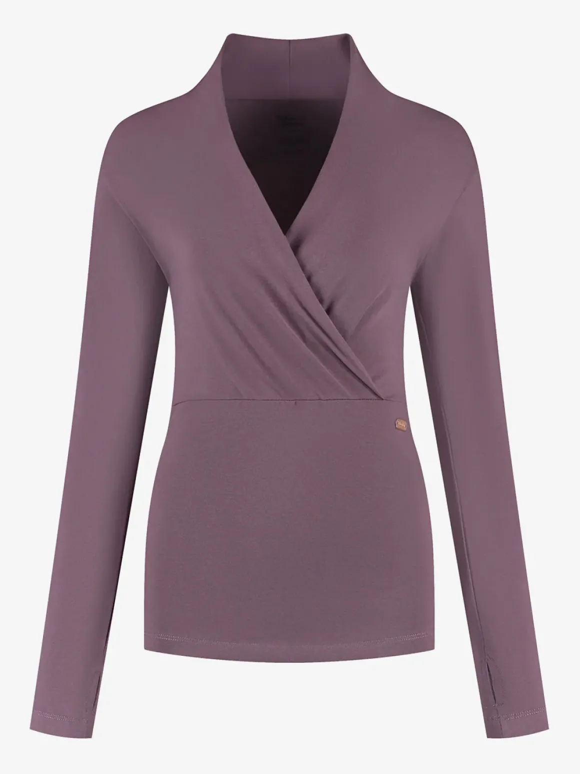 Ishtar Long Sleeve Yoga Top - Berry