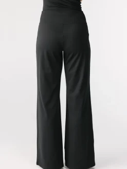Jada Straight Leg Pants- Black