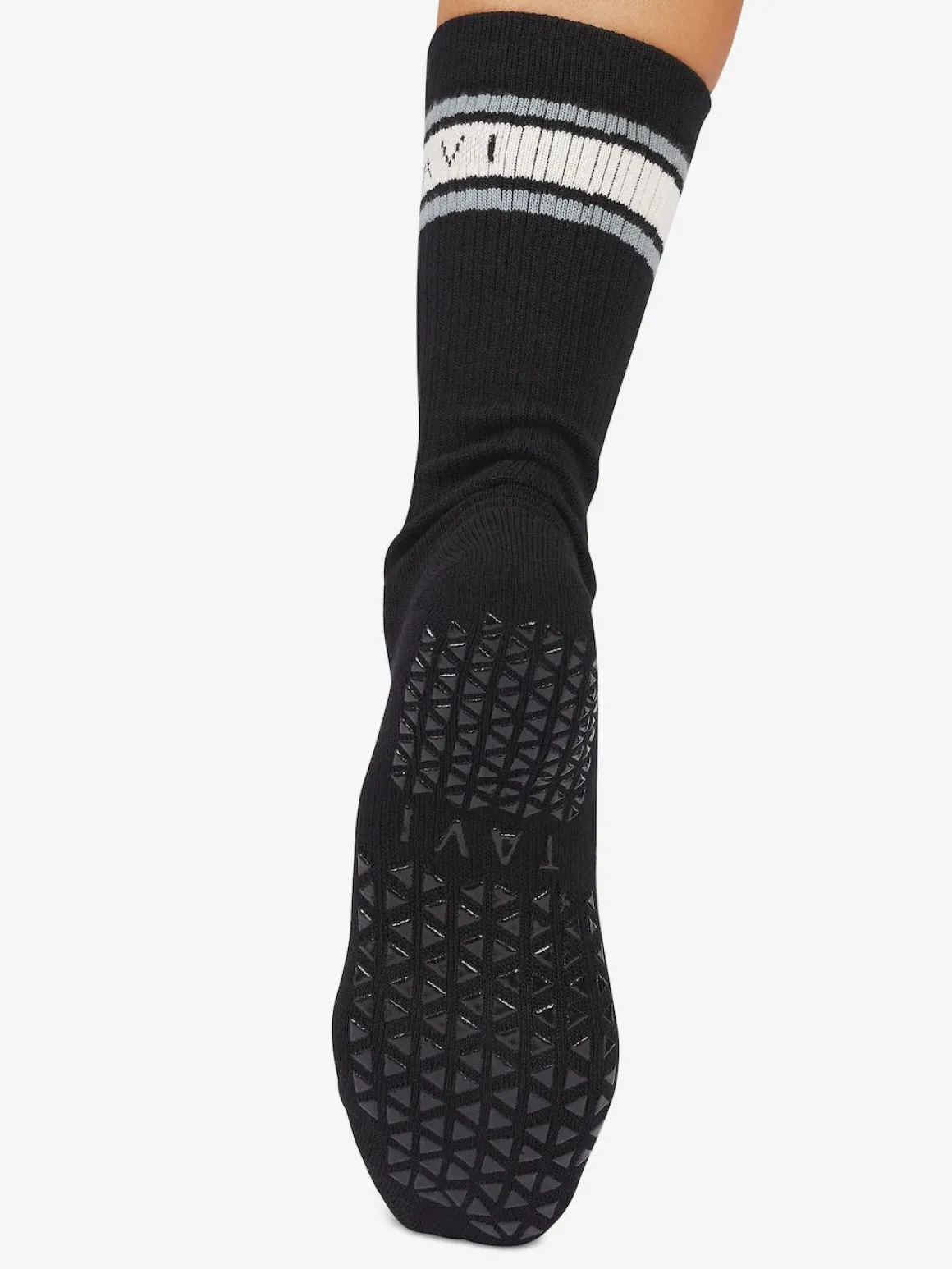 Kai Grip Socks - Ebony Mirage Stripe