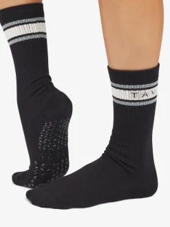 Kai Grip Socks - Ebony Mirage Stripe