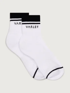 Lenni Half Crew Sock - White/Black