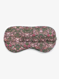 Liberty Print Aromatherapy Eye Mask - Strawberry Thief Pink