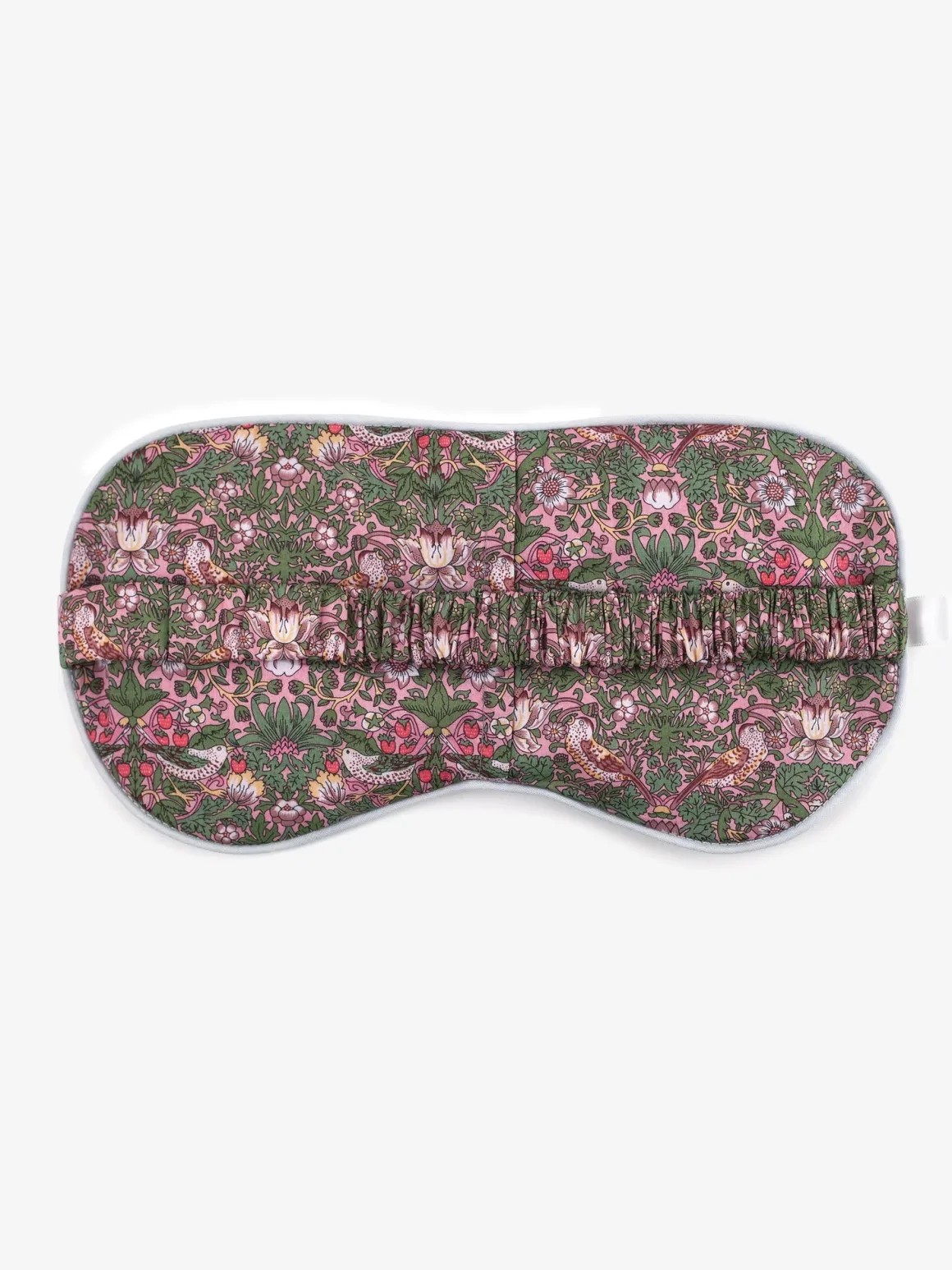 Liberty Print Aromatherapy Eye Mask - Strawberry Thief Pink