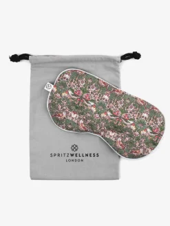 Liberty Print Aromatherapy Eye Mask - Strawberry Thief Pink