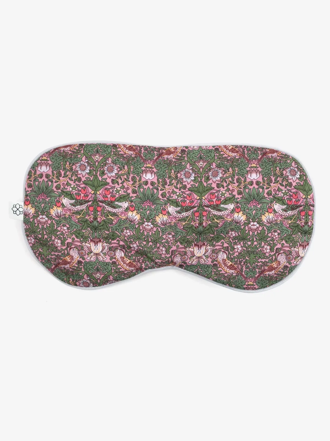 Liberty Print Aromatherapy Eye Mask - Strawberry Thief Pink