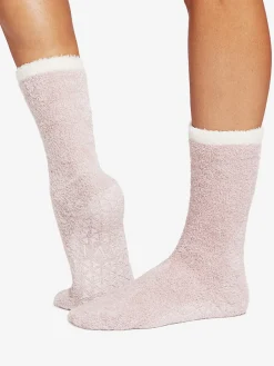 Lounge Grip Socks - Soft Blush - One Size