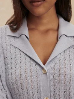 Madelene Knit Shirt - Pale Iris
