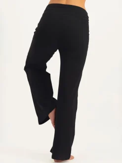 Maeve Wide Leg Yoga Pants - Onyx Black