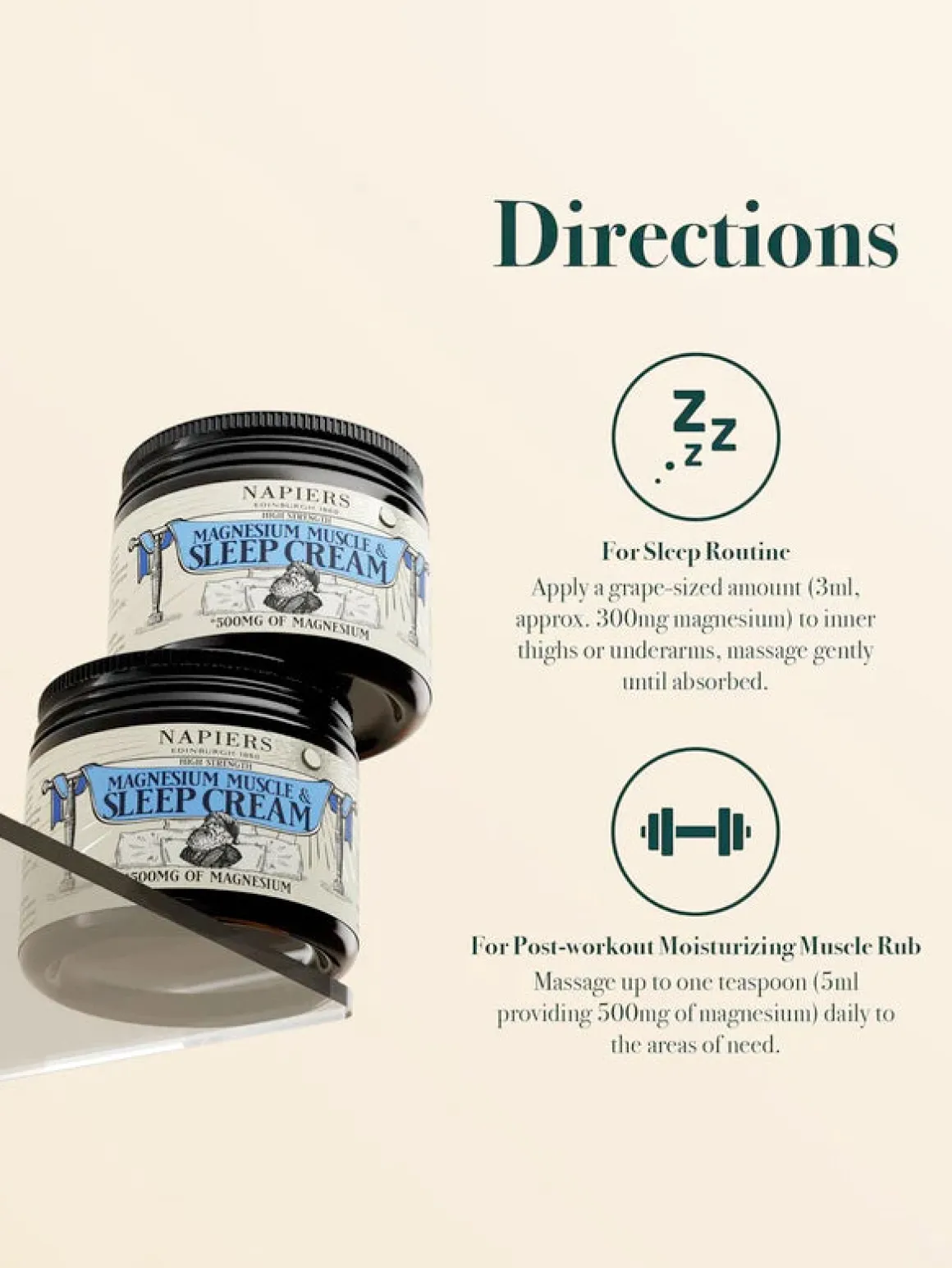 Magnesium Muscle & Sleep Cream 100ml
