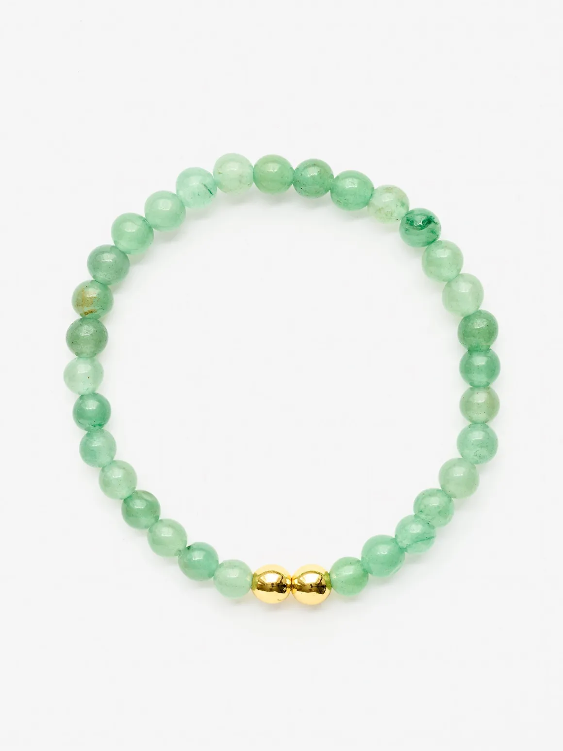 Mala Bead Bracelet - Green Aventurine
