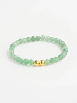 Mala Bead Bracelet - Green Aventurine
