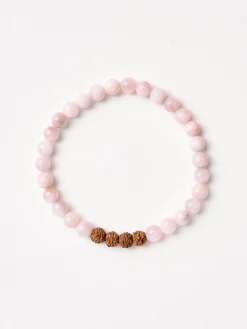 Mala Bead Bracelet - Rose Quartz