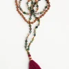 Mala Bead Necklace - Indian Agate