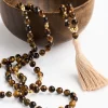 Mala Bead Necklace - Tiger's Eye