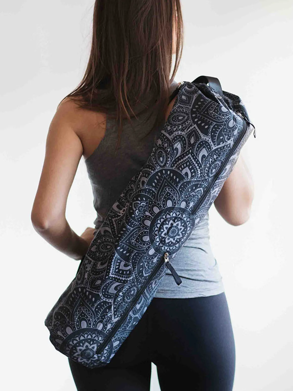 Mat Bag - Mandala Charcoal