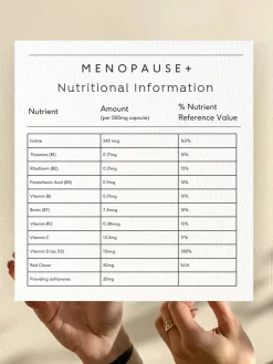Menopause+ Supplement Capsules