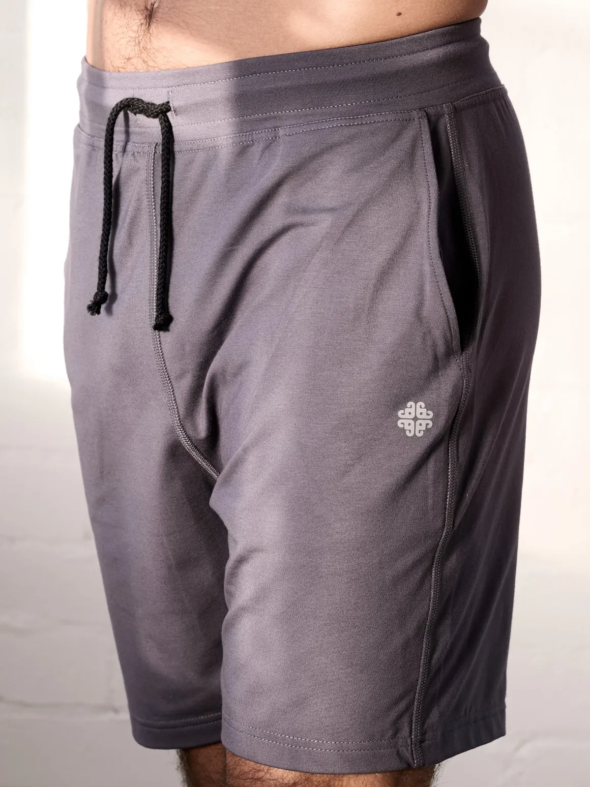 Men's Drawstring Shorts - Ash Grey