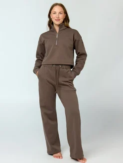 Millie Straight Leg Sweatpant - Mink