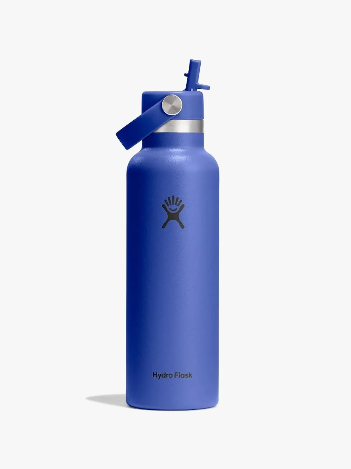 621ml (21oz) Standard Mouth Flex Straw Bottle - Capri Blue