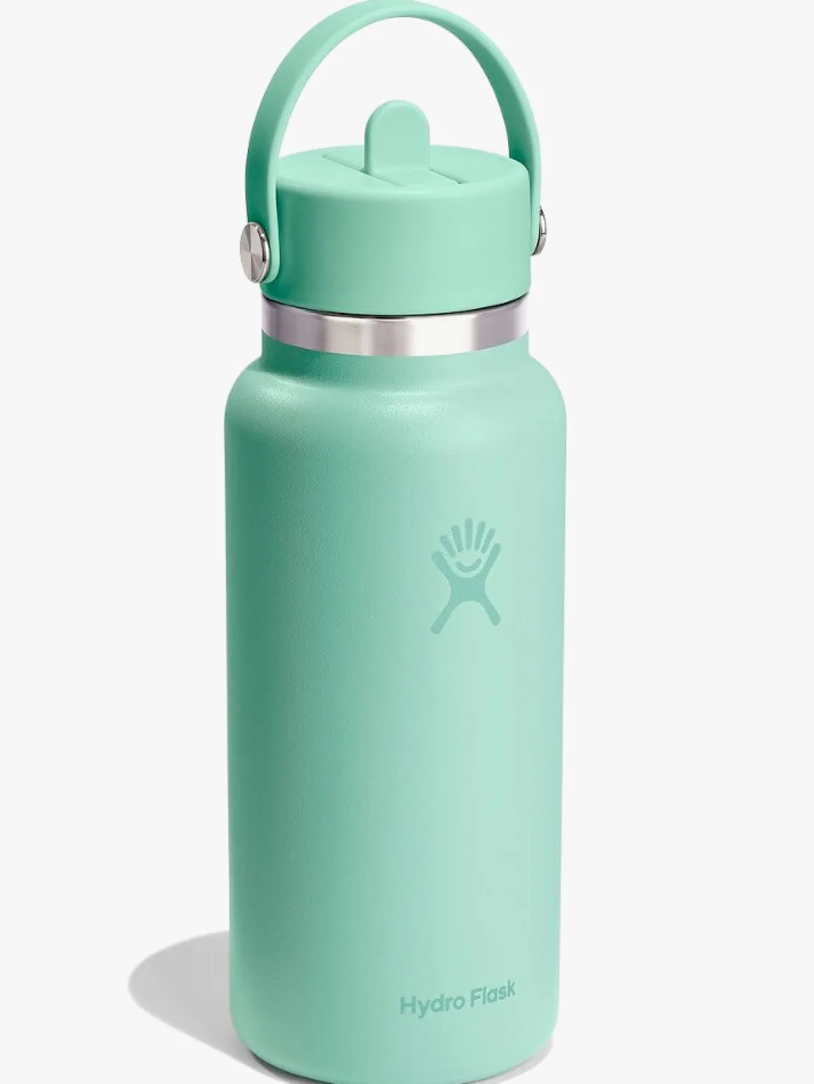 946ml (32oz) Wide Mouth Flex Straw Bottle - Mermaid Green