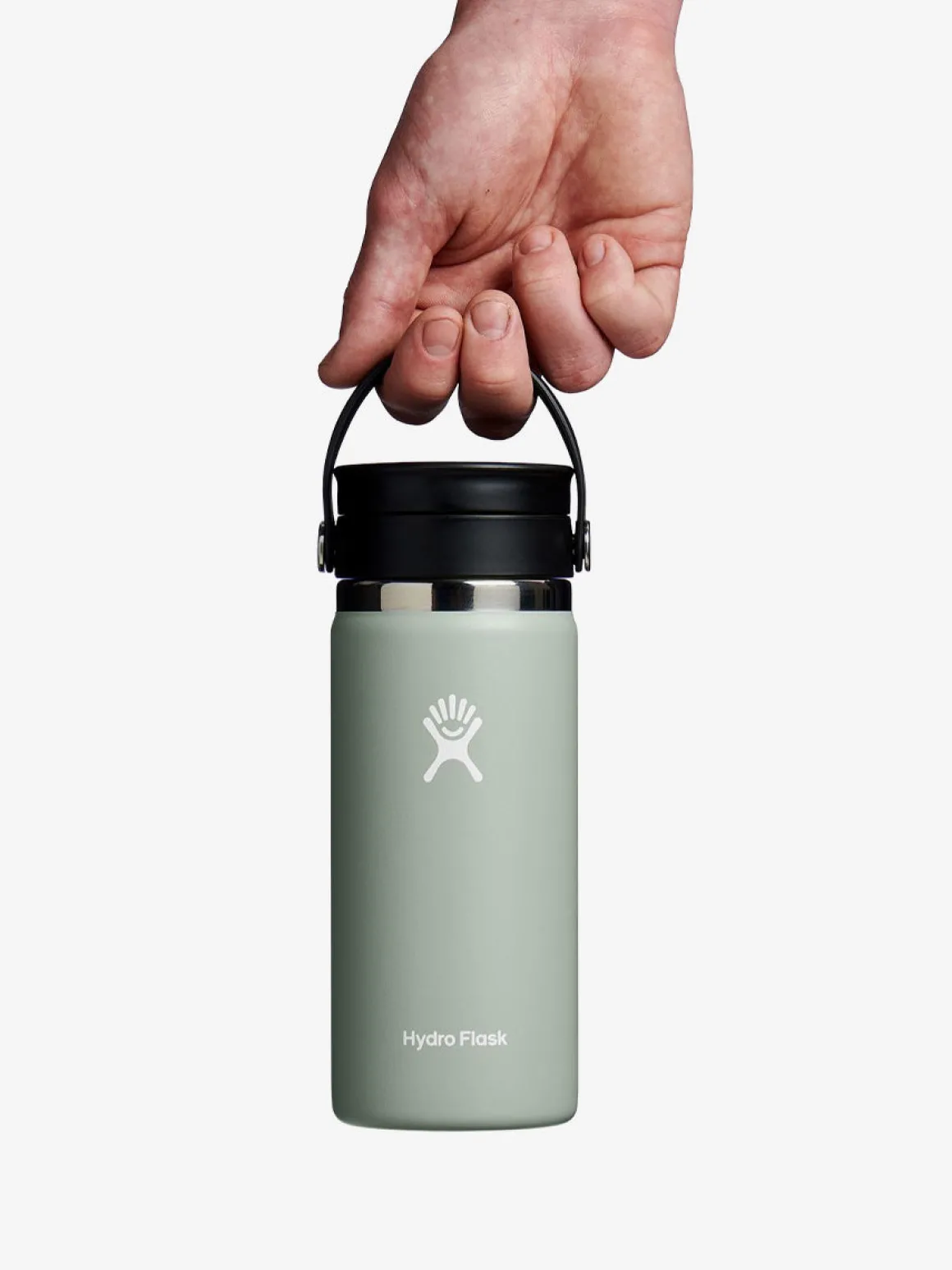 473ml (16oz) Wide Mouth with Flex Sip Lid - Agave