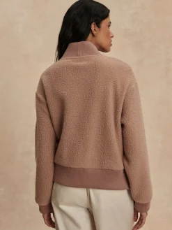 Mumford Half Zip Fleece - Ginger Snap