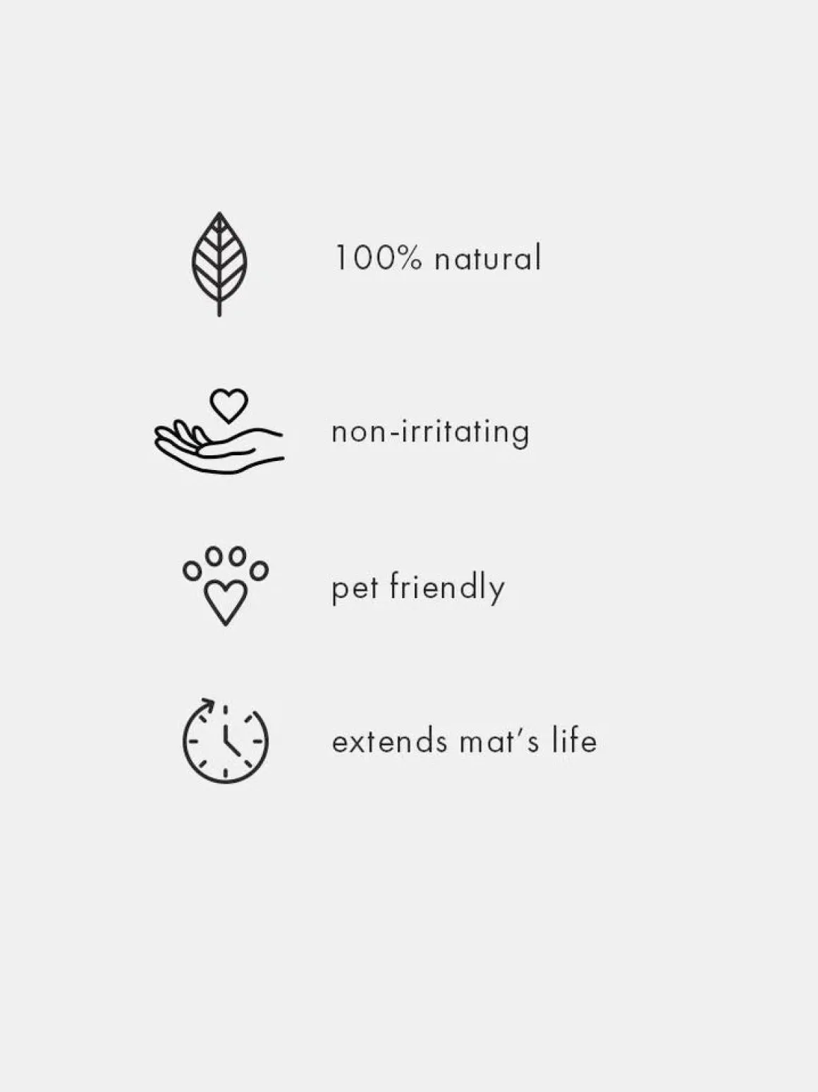 Natural Rubber Mat Restore 8oz - Gingergrass
