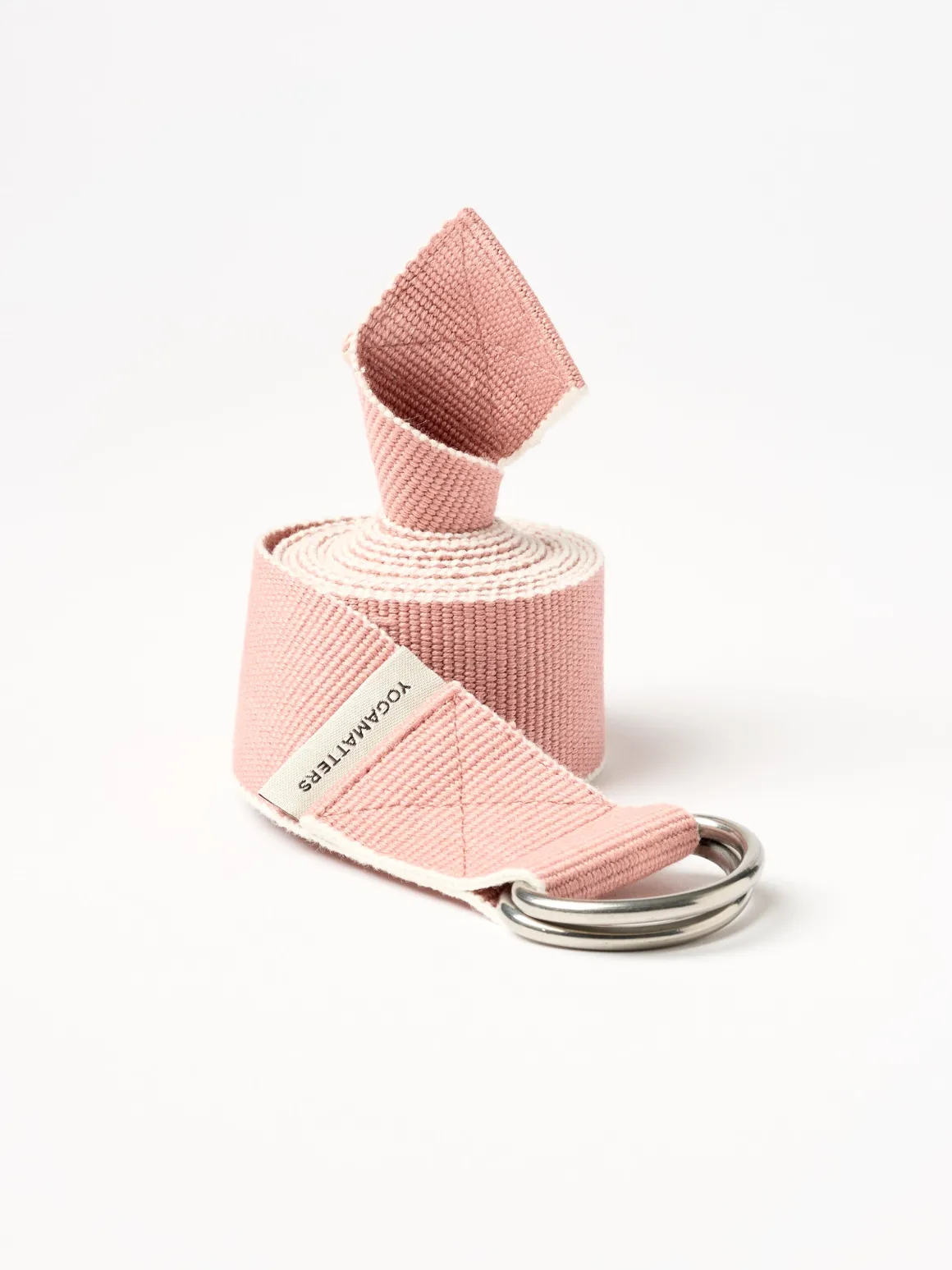 Organic Cotton Chambray D-ring Yoga Belt