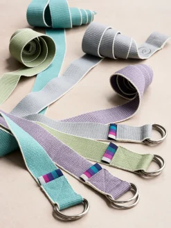 Organic Cotton Chambray D-ring Yoga Belt