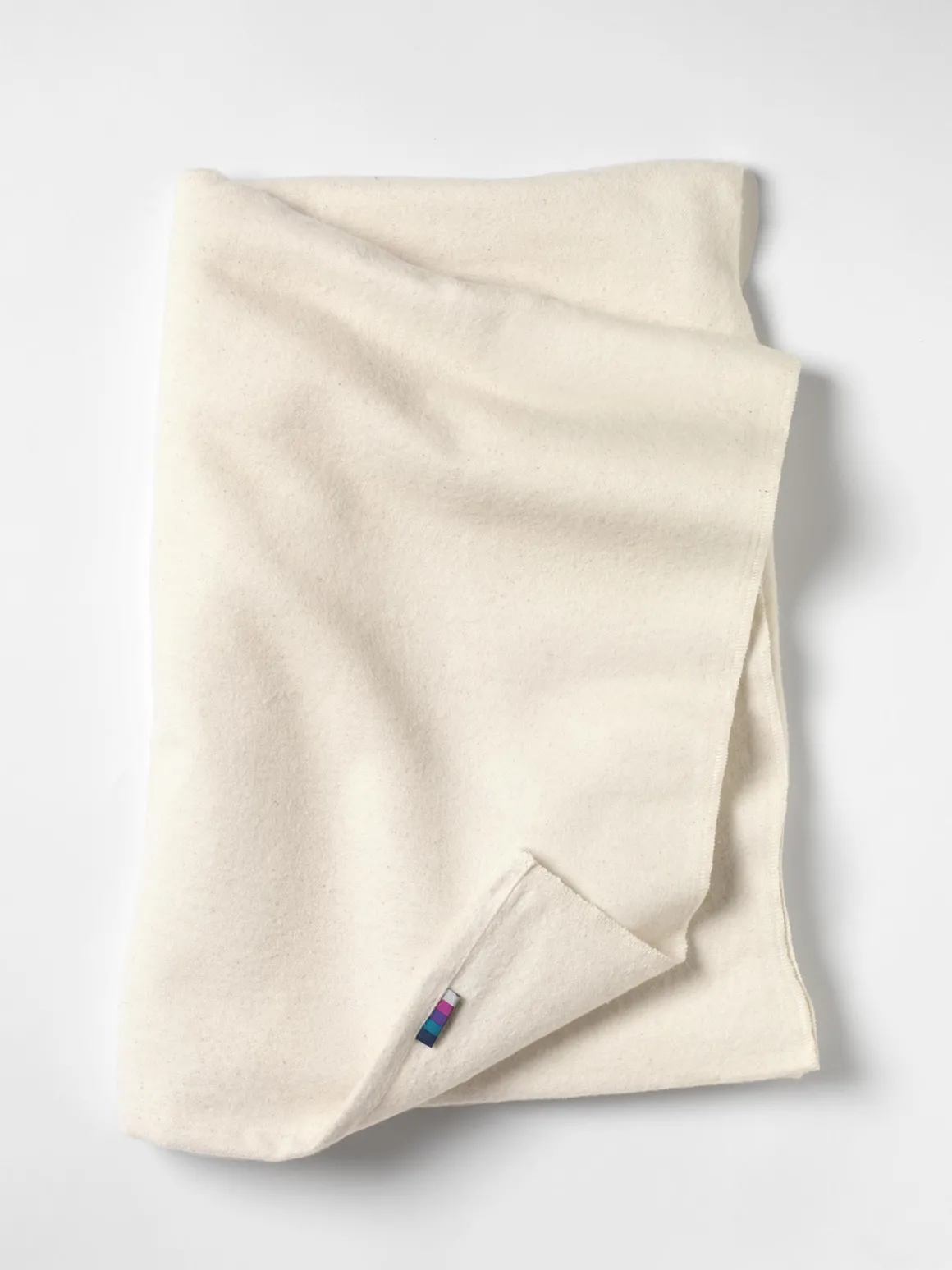Organic Cotton Yoga Blanket - Natural