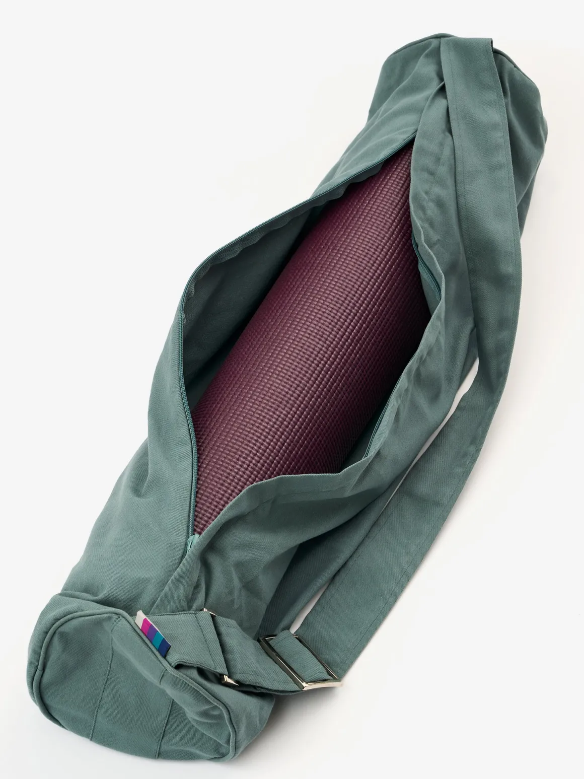 Organic Cotton Zip Up Yoga Bag