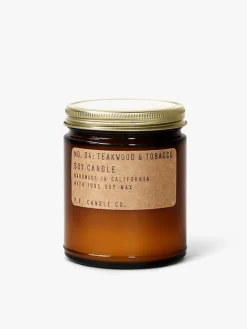 7.2oz Soy Candle - Teakwood & Tobacco