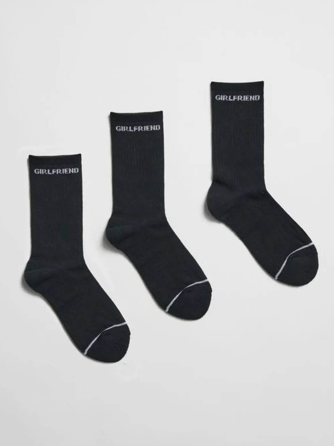 3-pack Crew Socks - Black