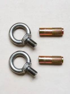 Pair of Stainless Steel Eyebolts & Anchors