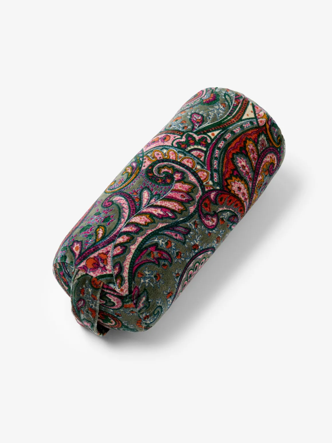 Paisley Velvet Mini Buckwheat Bolster