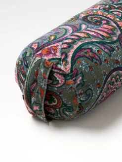 Paisley Velvet  Mini Buckwheat Bolster