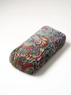 Paisley Velvet Small Rectangular Buckwheat Bolster