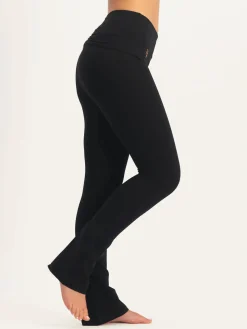 Pranafied Flared Yoga Pants - Onyx Black