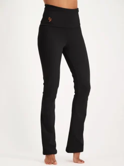Pranafied Flared Yoga Pants - Onyx Black