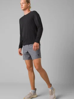 prAna Mission Trails L/S Tee - Black Heather