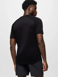 prAna Natural Flow S/S Crew Tee - Black