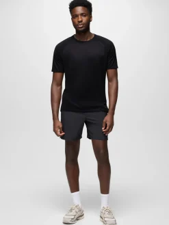prAna Natural Flow S/S Crew Tee - Black