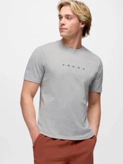 prAna Valley Lookout S/S Crew Tee - Heather Grey