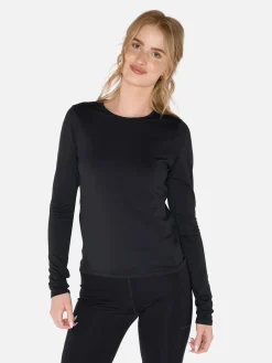 Reset Fitted Long Sleeve Tee - Black